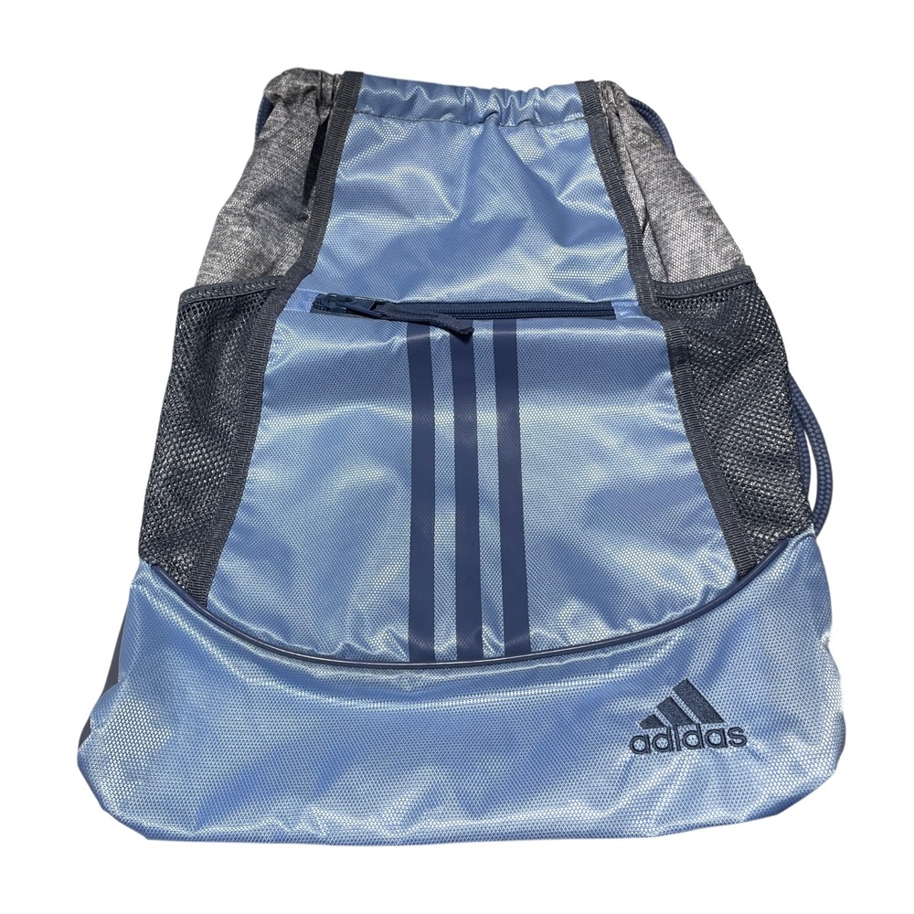 Adidas Alliance 3 SackPack‎ Book Bag NEW Blue Black